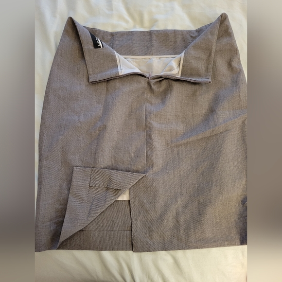 Grey work skirt Waist 30 - Picture 3 of 5
